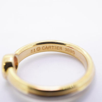 Cartier Ring Monostone 18k Yellow Gold 18k White 18k Pink Ruby — view 5