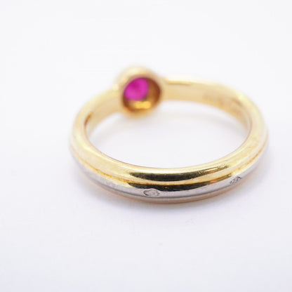 Cartier Ring Monostone 18k Yellow Gold 18k White 18k Pink Ruby — view 6