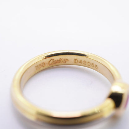 Cartier Ring Monostone 18k Yellow Gold 18k White 18k Pink Ruby — view 4