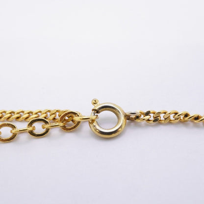 Dior Necklace CD Logo Gold Plated Rhinestone — view 4