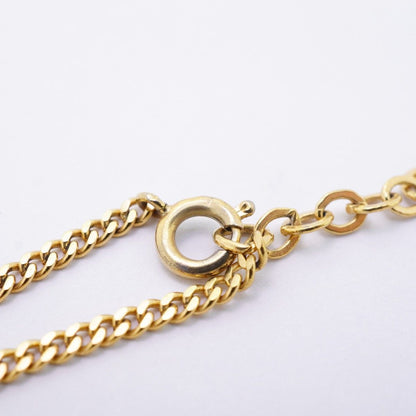 Dior Necklace CD Logo Gold Plated Rhinestone — view 7