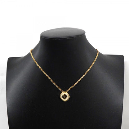 Dior Necklace CD Logo Gold Plated Rhinestone — view 6