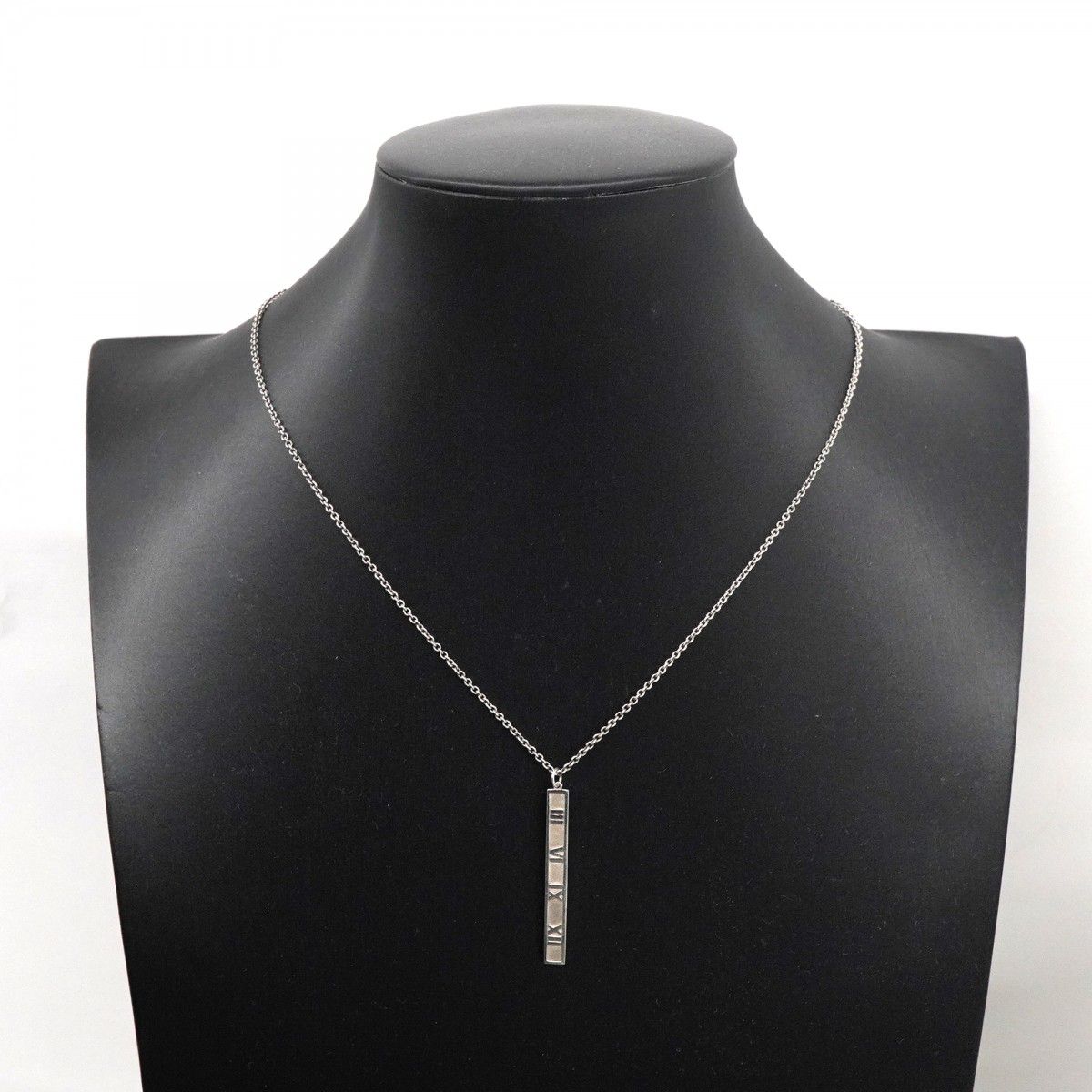 Tiffany & Co Necklace Atlas Bar Silver — view 7