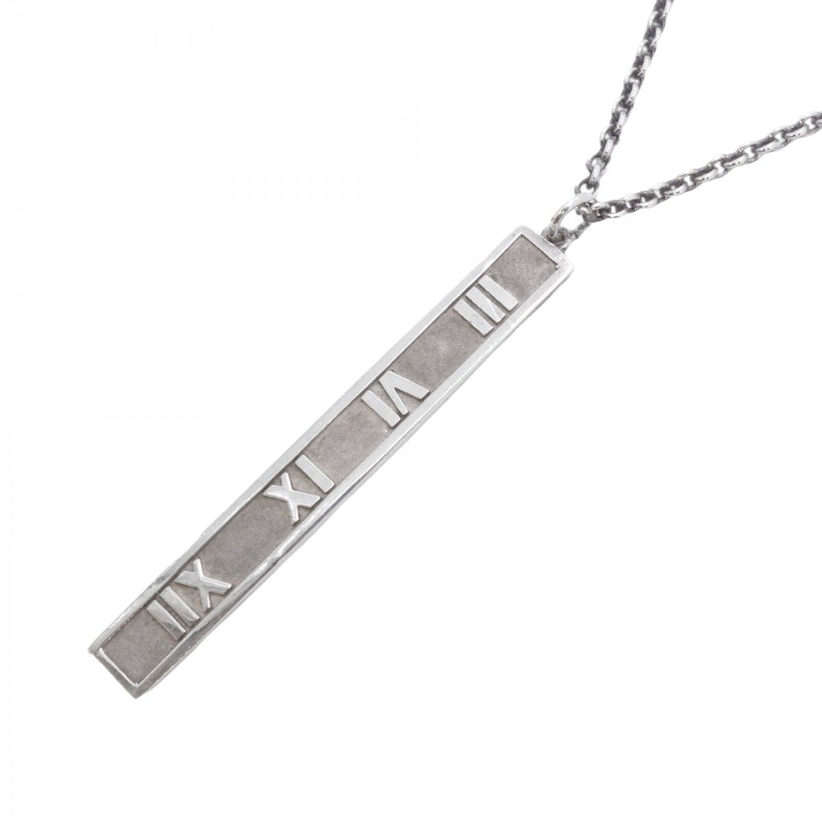 Tiffany & Co Necklace Atlas Bar Silver