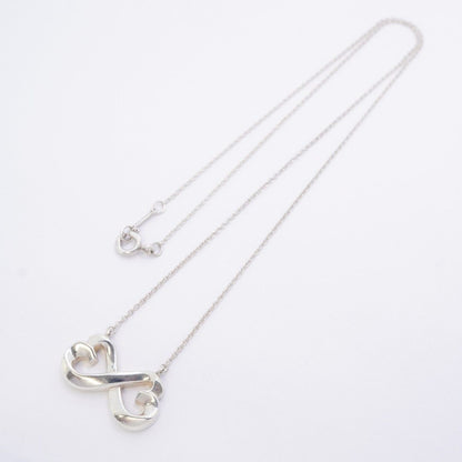 Tiffany & Co Necklace Double Loving Silver — view 3