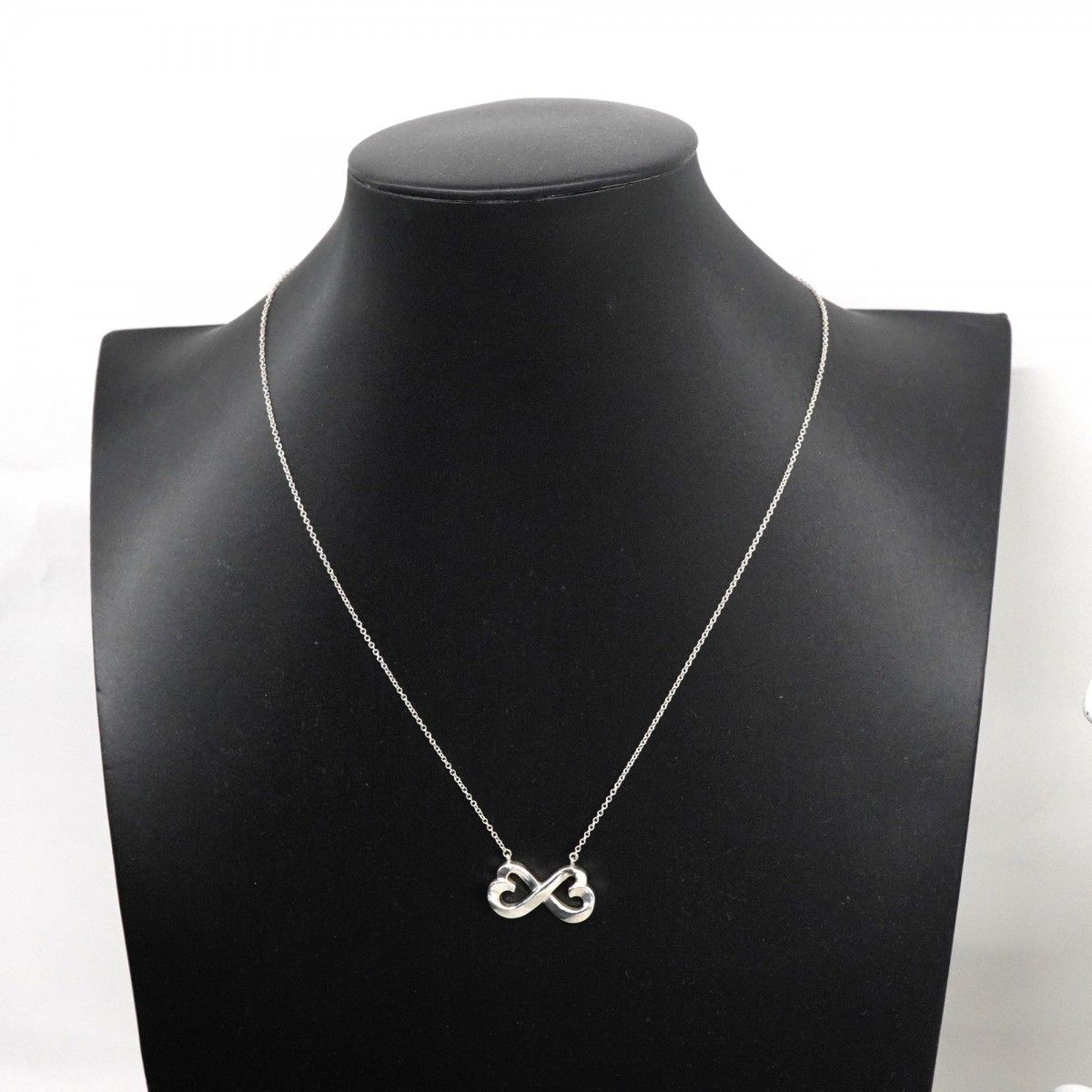 Tiffany & Co Necklace Double Loving Silver — view 7