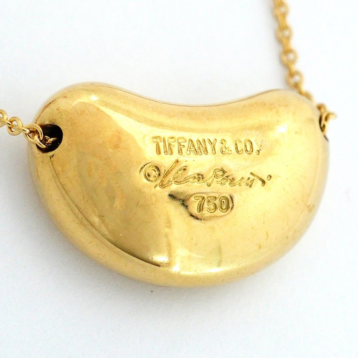 Tiffany & Co Necklace Bean 18k Yellow Gold — view 6