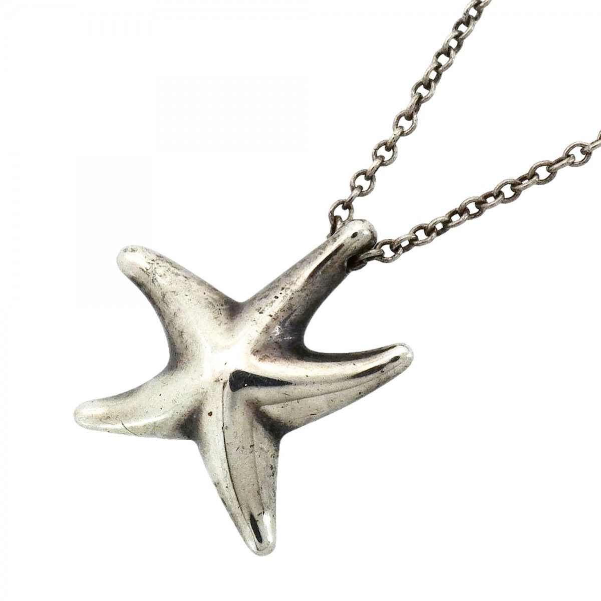 Tiffany & Co Necklace Star Fish Silver