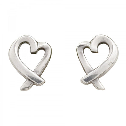 Tiffany & Co Earrings Loving Silver