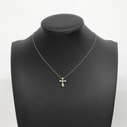 Tiffany & Co Necklace Small Cross Silver — view 7