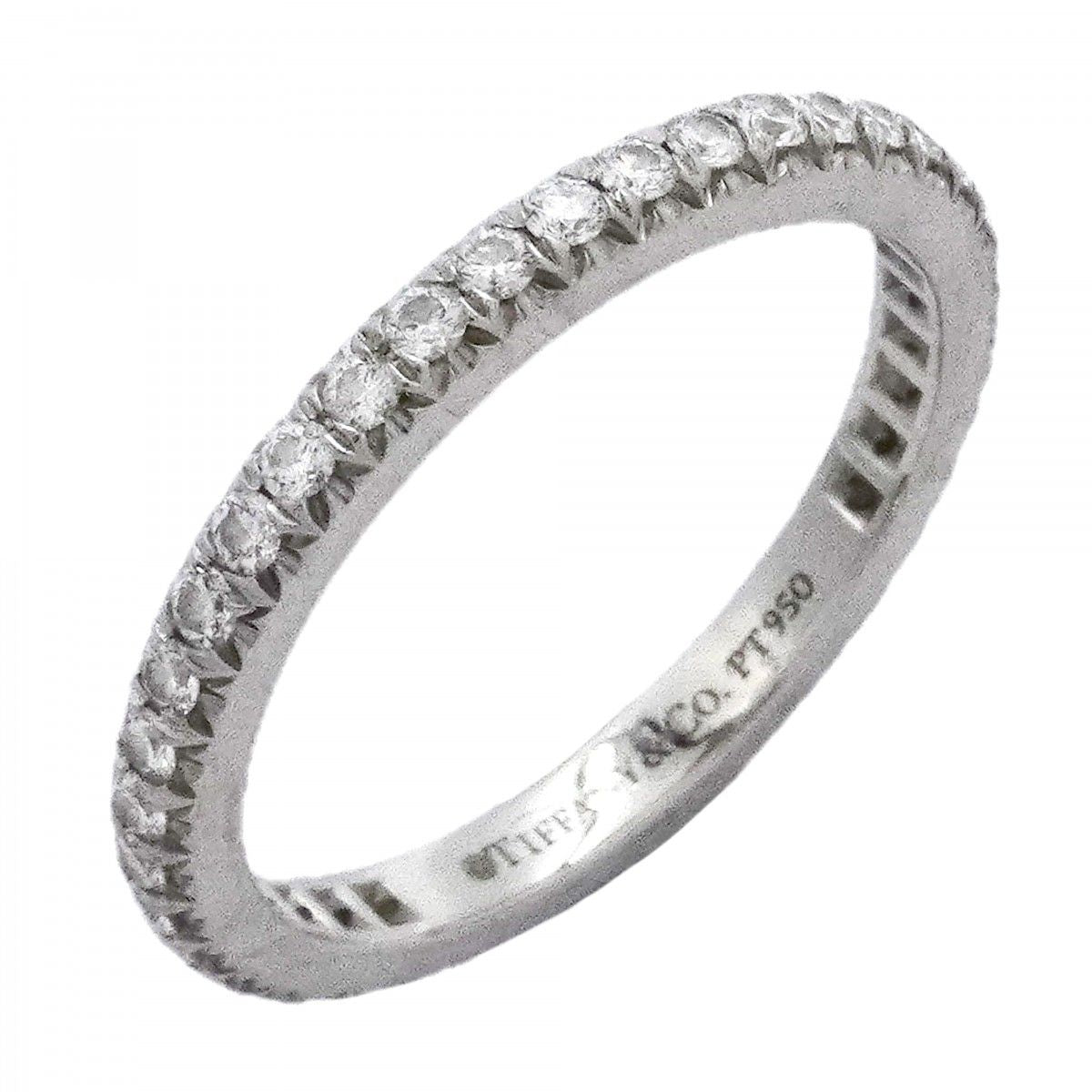 Tiffany & Co Ring Solesto Full Eternity Platinum Diamond