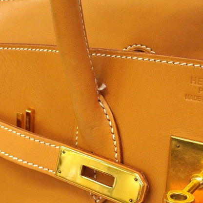 Hermes Handbag Birkin 35 Barenia Natural Gold — view 8