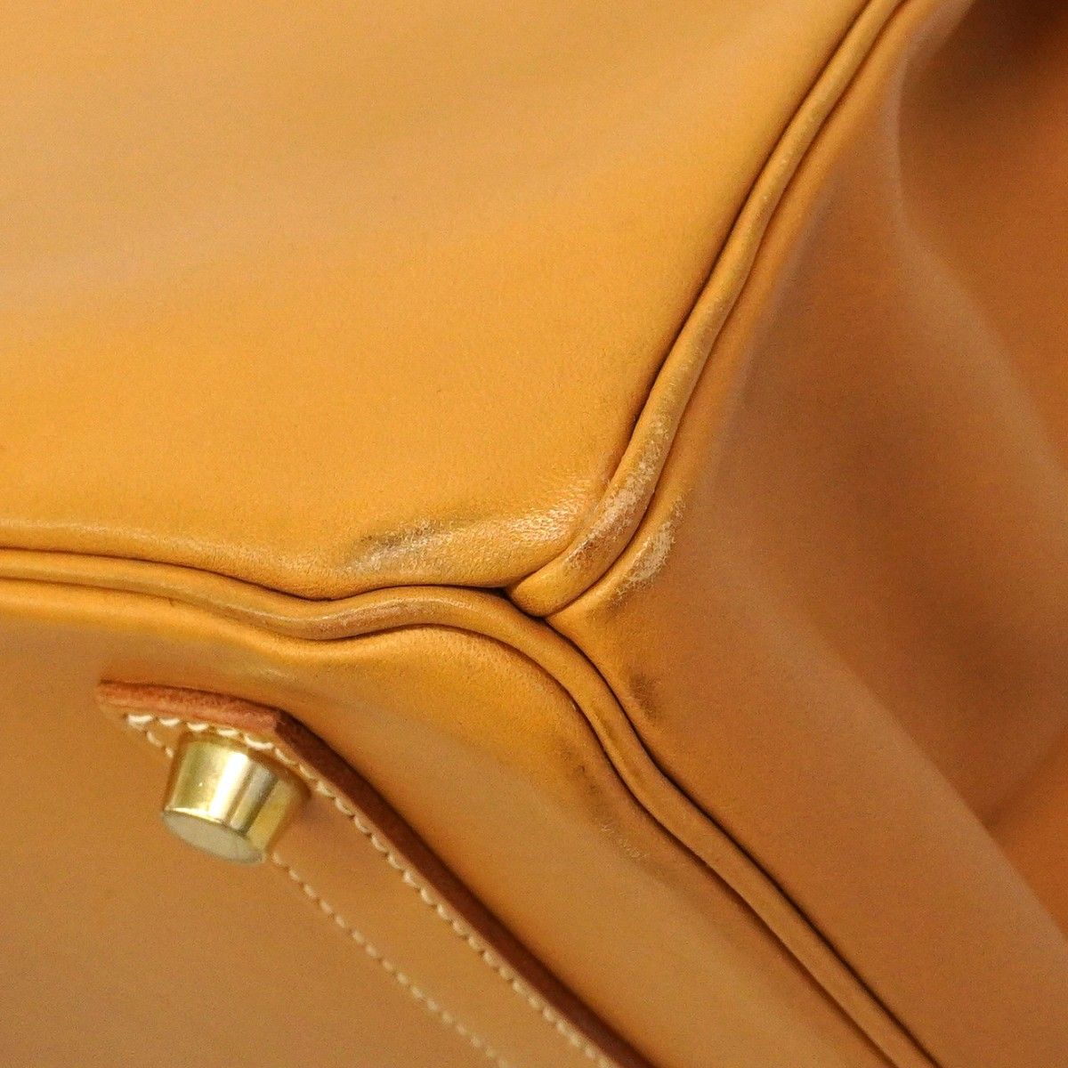 Hermes Handbag Birkin 35 Barenia Natural Gold — view 6