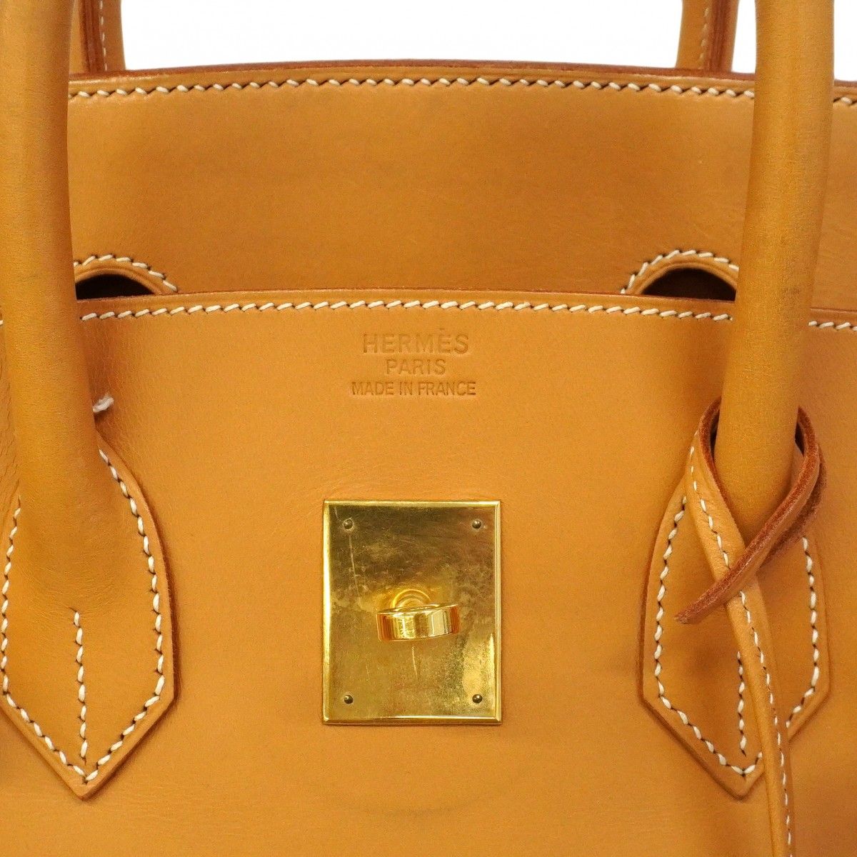Hermes Handbag Birkin 35 Barenia Natural Gold — view 5