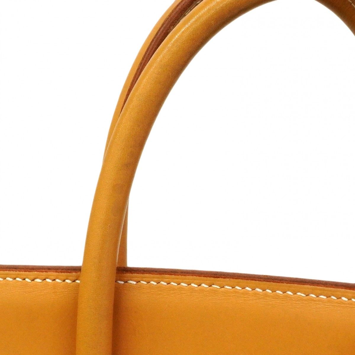Hermes Handbag Birkin 35 Barenia Natural Gold — view 9