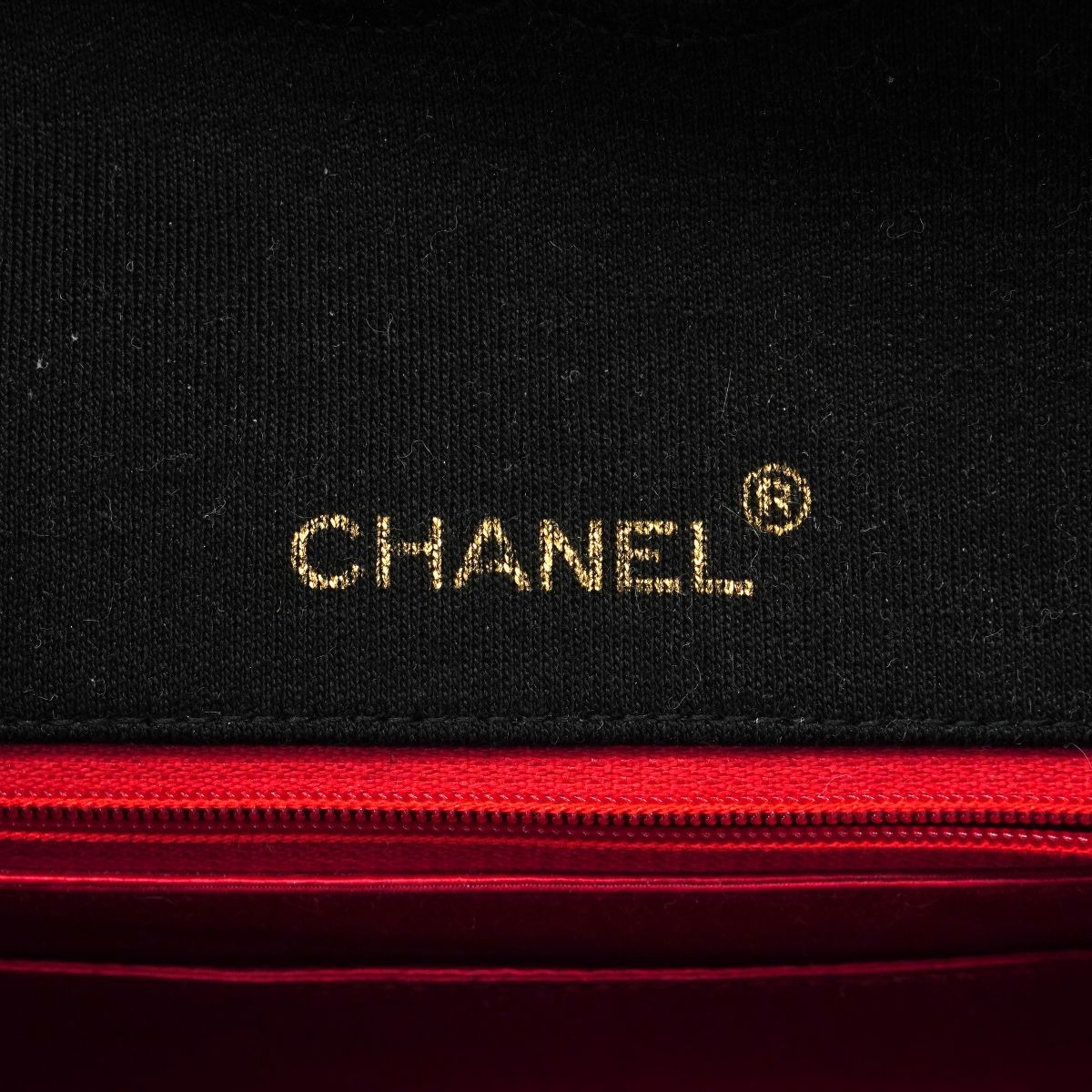 Chanel Shoulder Bag Mini Quilted Cotton Black Gold — view 5