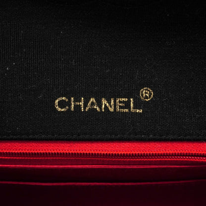 Chanel Shoulder Bag Mini Quilted Cotton Black Gold — view 5