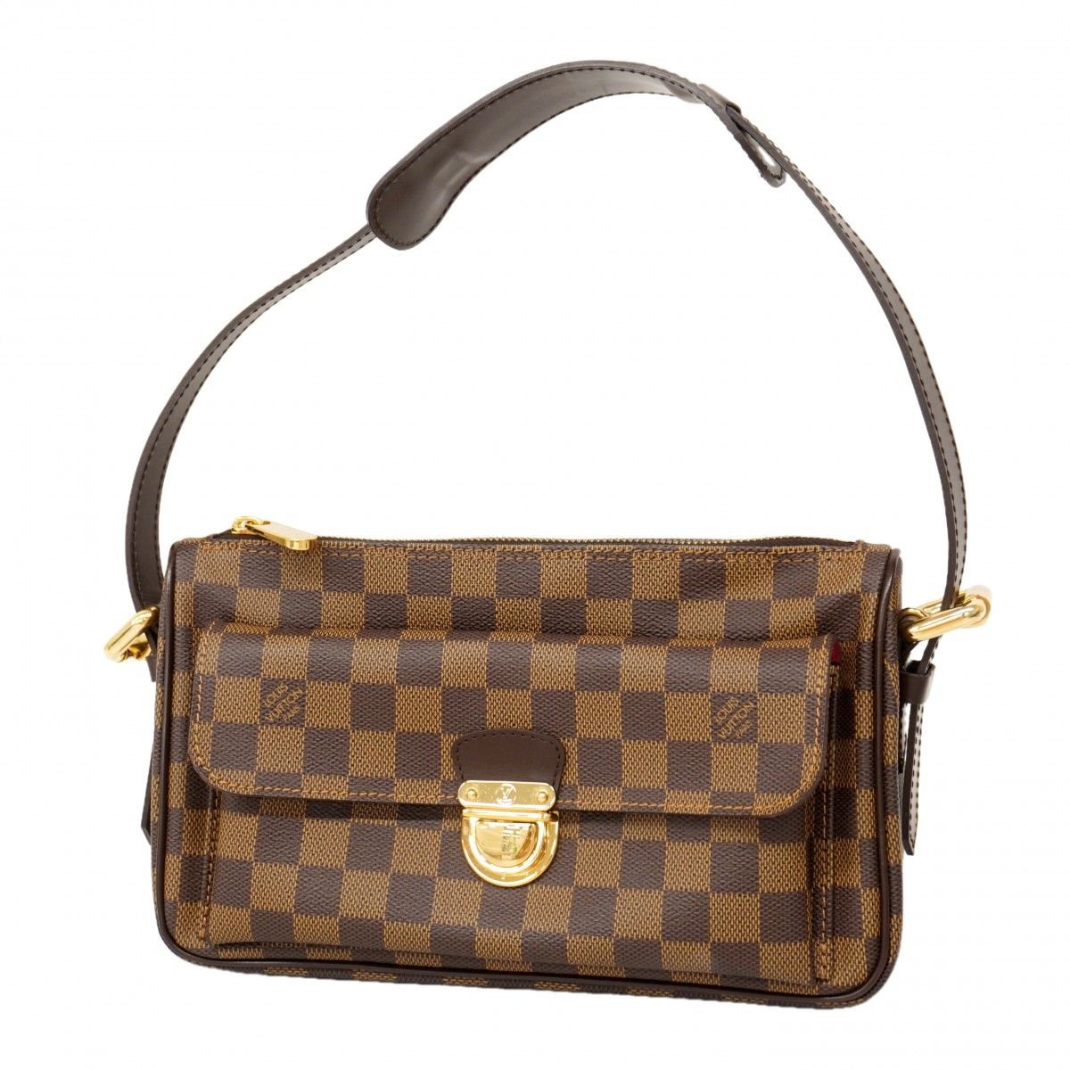 Louis Vuitton Shoulder Bag Damier Ravello GM Ebene