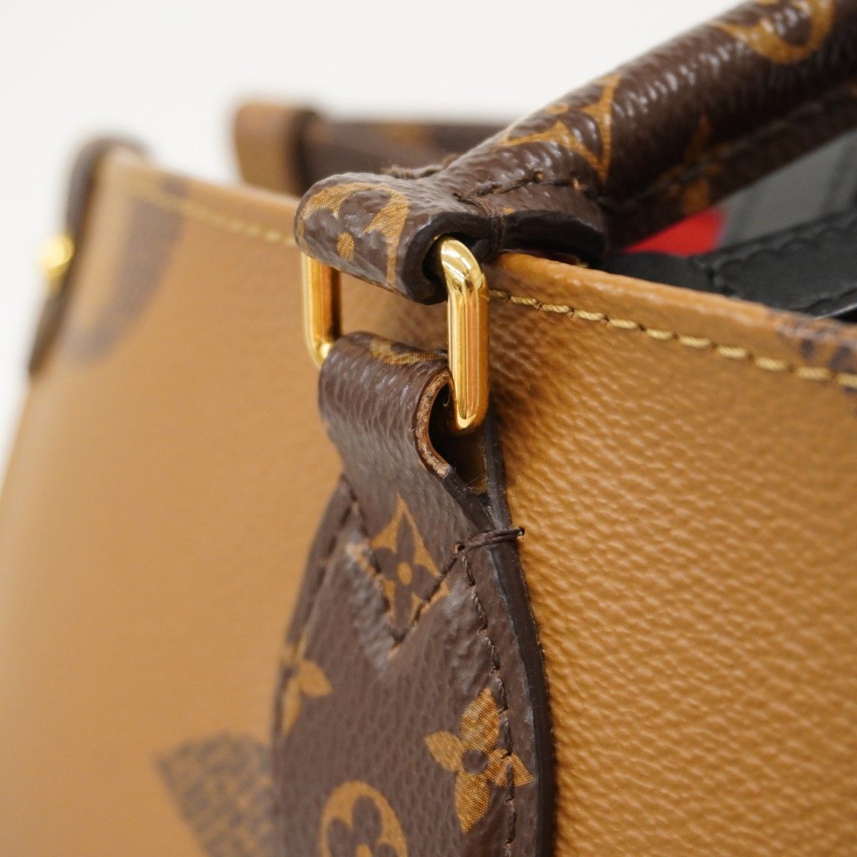 Louis Vuitton Tote Monogram Giant Reverse On The Go Brown 2-Way — view 7