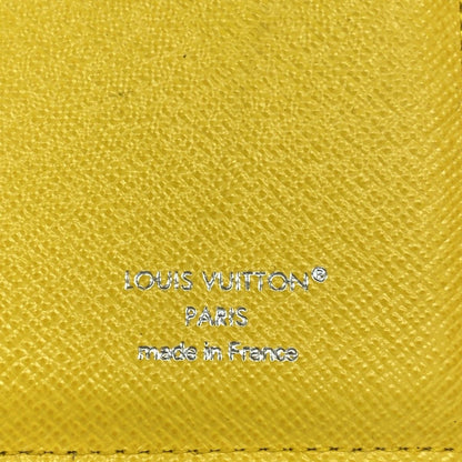 Louis Vuitton Trifold Wallet Monogram Glow Victor Blue Yellow — view 4