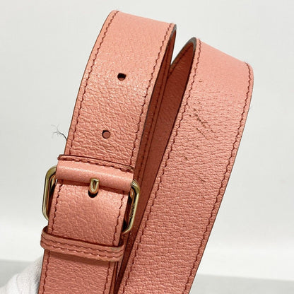 Gucci Shoulder Bag GG Canvas Brown Pink Champagne Gold — view 9