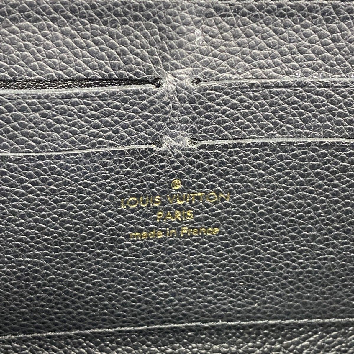 Louis Vuitton Wallet Monogram Empreinte Zippy Noir — view 4
