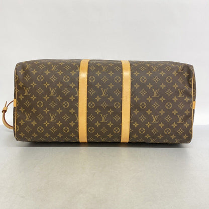 Louis Vuitton Boston Bag Monogram Keepall Bandouliere 55 Brown — view 3