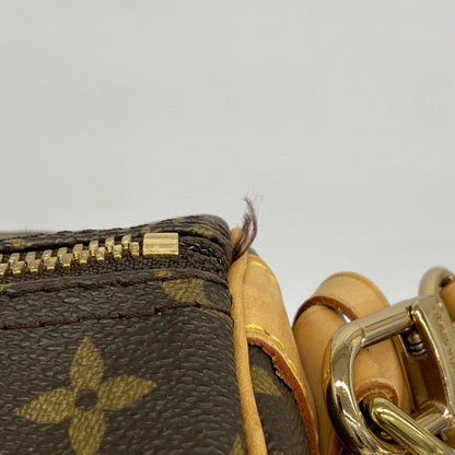 Louis Vuitton Boston Bag Monogram Keepall Bandouliere 55 Brown — view 7
