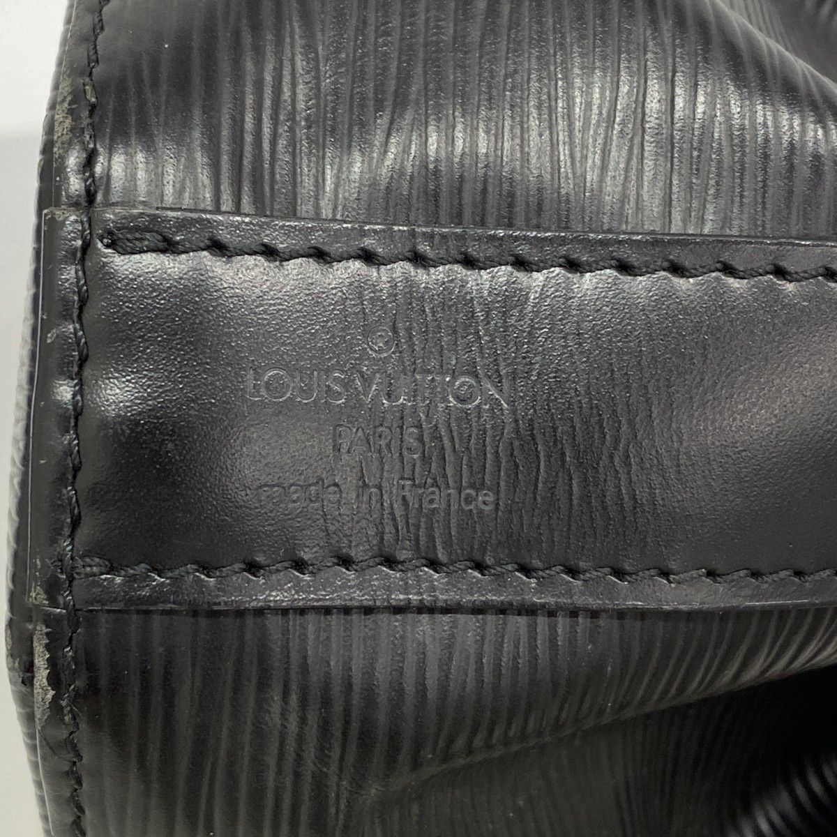 Louis Vuitton Shoulder Bag Epi Sac Depot PM Noir — view 5