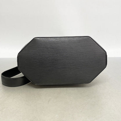 Louis Vuitton Shoulder Bag Epi Sac Depot PM Noir — view 3