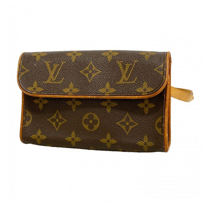Louis Vuitton Waist Bag Monogram Pochette Florentine Brown