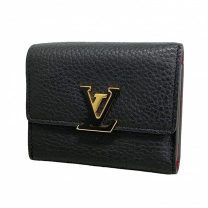 Louis Vuitton Trifold Wallet Portefeuille Capucines XS Noir
