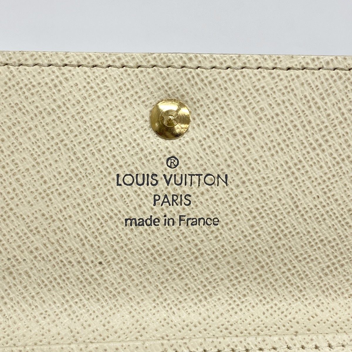 Louis Vuitton Key Case Damier Azur Multicles 4 White Key Holder — view 5