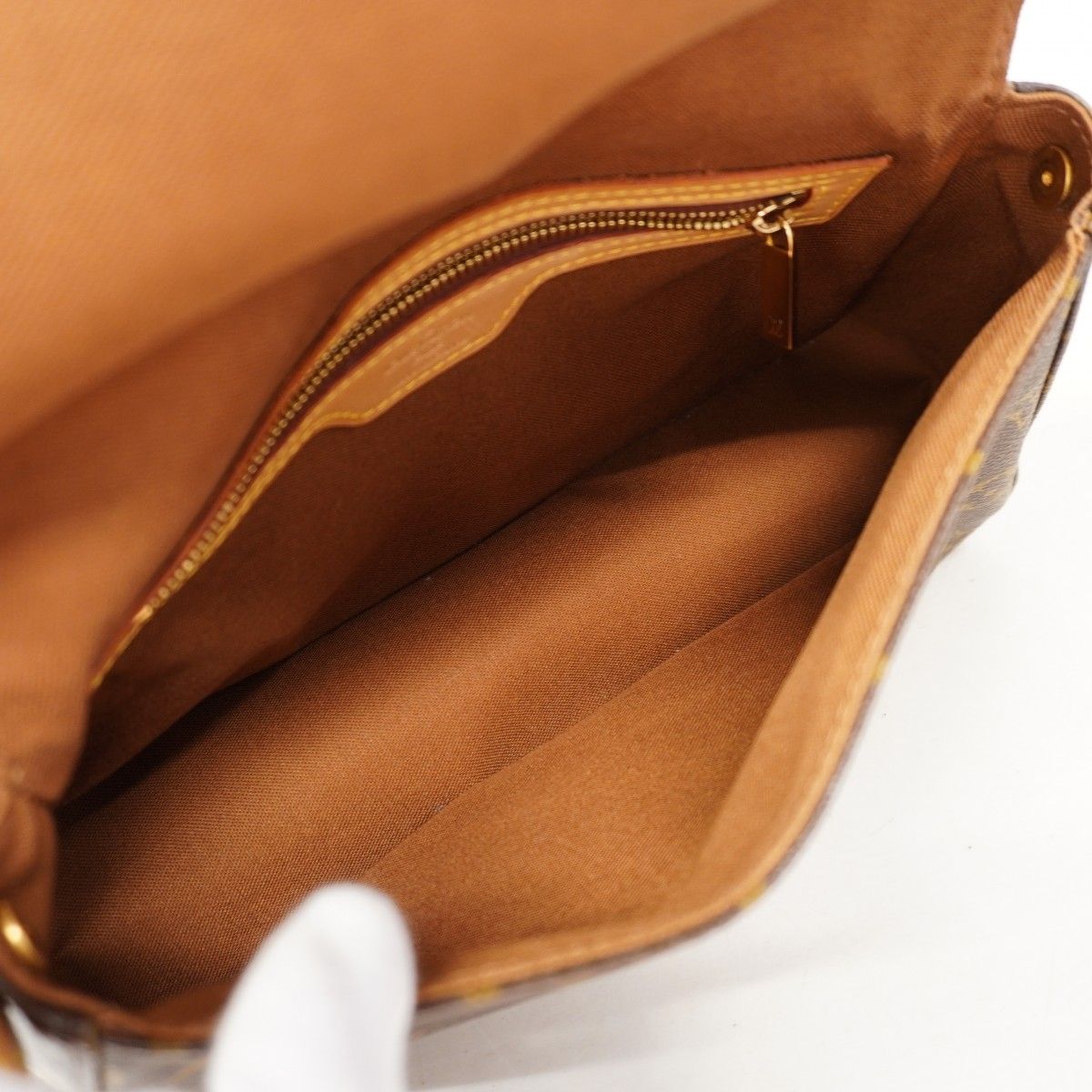 Louis Vuitton Shoulder Bag Monogram Mini Looping Brown — view 4