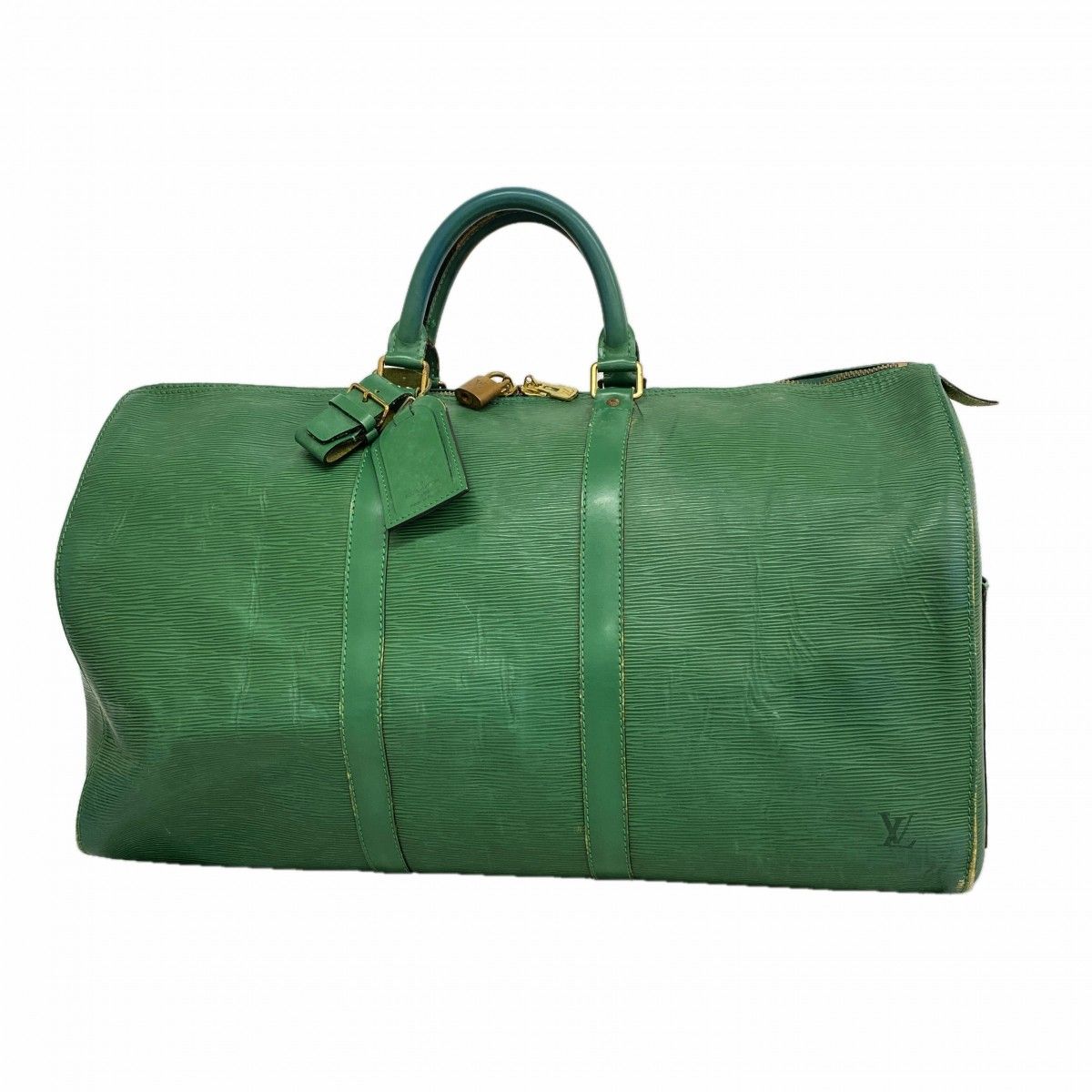Louis Vuitton Boston Bag Epi Keepall 50 Borneo Green
