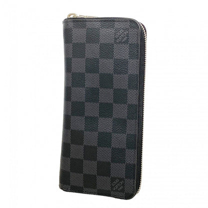 Louis Vuitton Wallet Damier Graphite Zippy Vertical Gray Black