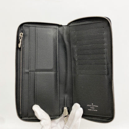 Louis Vuitton Wallet Damier Graphite Zippy Vertical Gray Black — view 3