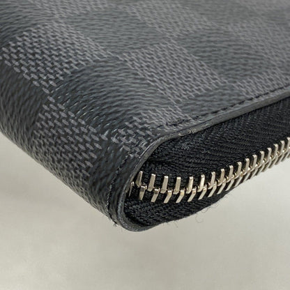 Louis Vuitton Wallet Damier Graphite Zippy Vertical Gray Black — view 7