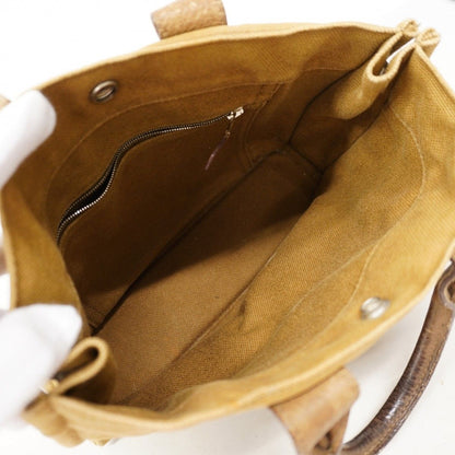 Hermes Tote Sac Ane PM Canvas Brown Silver — view 4