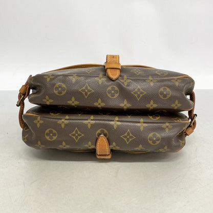 Louis Vuitton Shoulder Bag Monogram Saumur 30 Brown — view 3