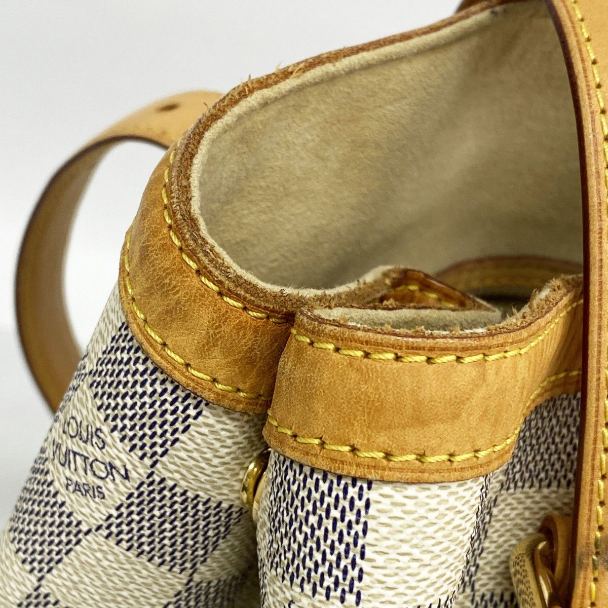 Louis Vuitton Tote Damier Azur Hampstead White — view 9