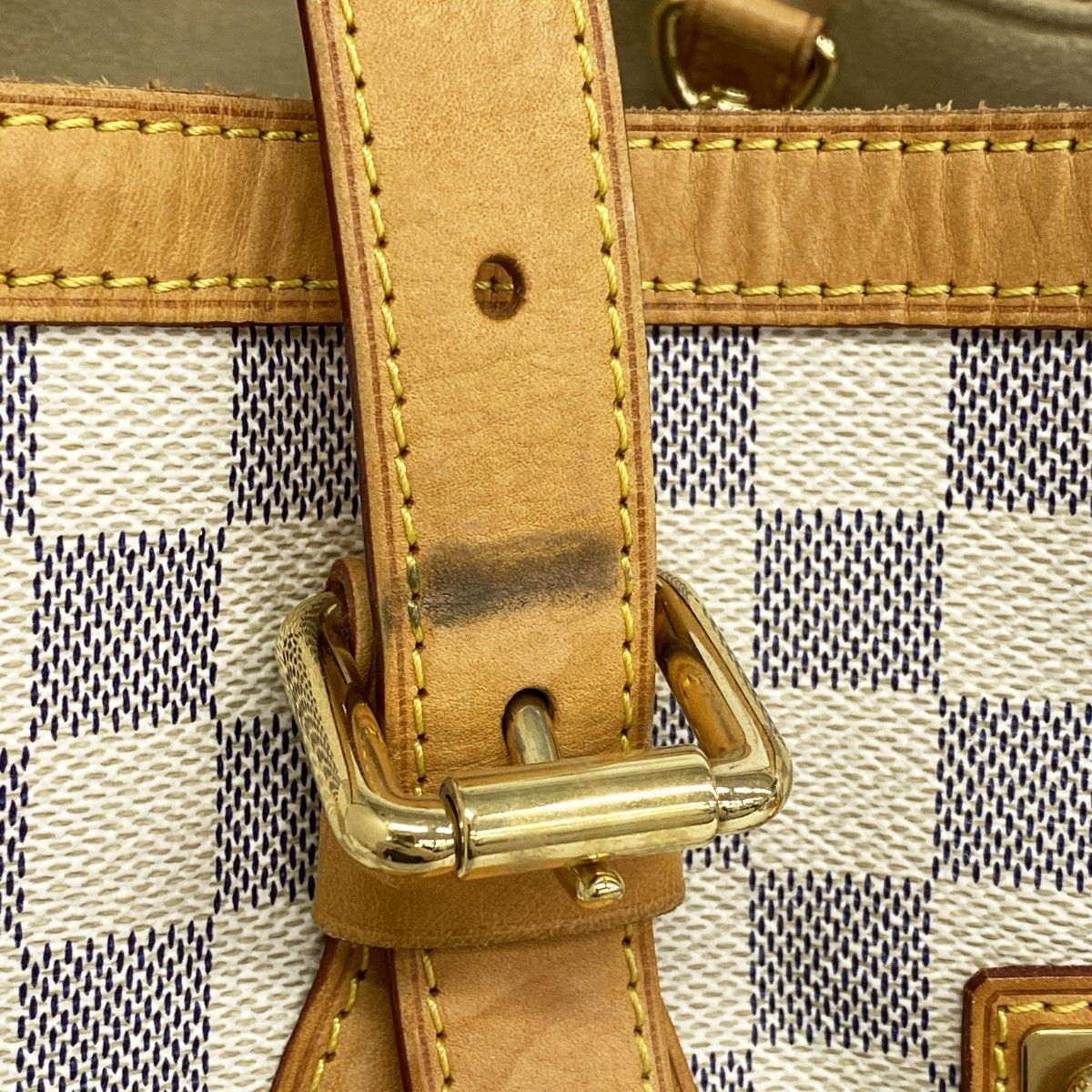 Louis Vuitton Tote Damier Azur Hampstead White — view 7