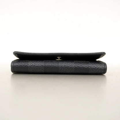 Louis Vuitton Card Case Damier Graphite Envelope Business Holder Gray Black — view 3