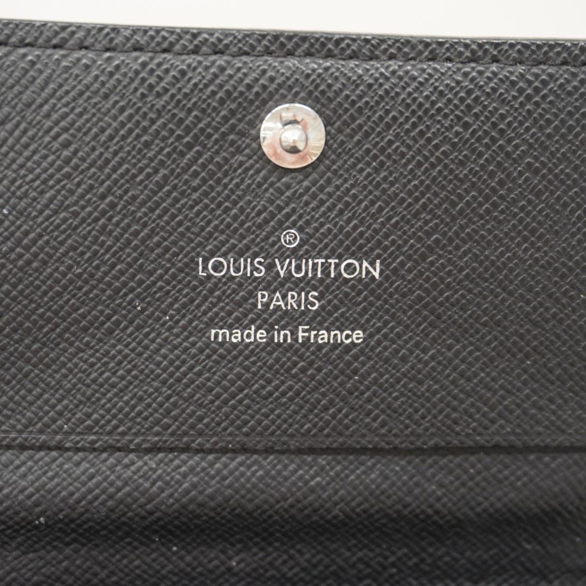 Louis Vuitton Card Case Damier Graphite Envelope Business Holder Gray Black — view 5