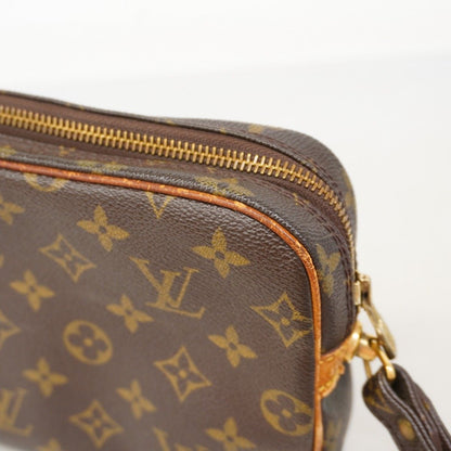 Louis Vuitton Clutch Monogram Marly Dragonne GM Brown — view 7