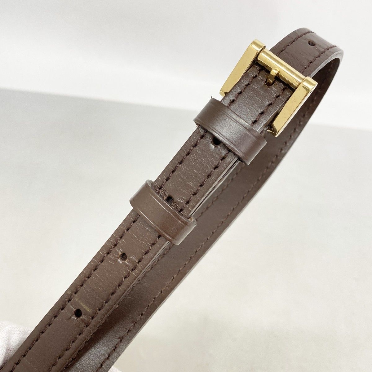 Louis Vuitton Shoulder Bag Damier Ipanema PM Ebene — view 8