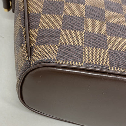 Louis Vuitton Shoulder Bag Damier Ipanema PM Ebene — view 9