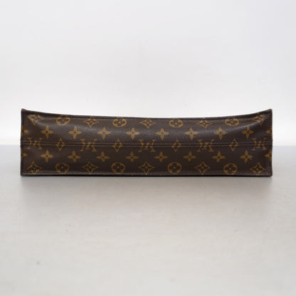 Louis Vuitton Tote Monogram Sac Plat Brown — view 3