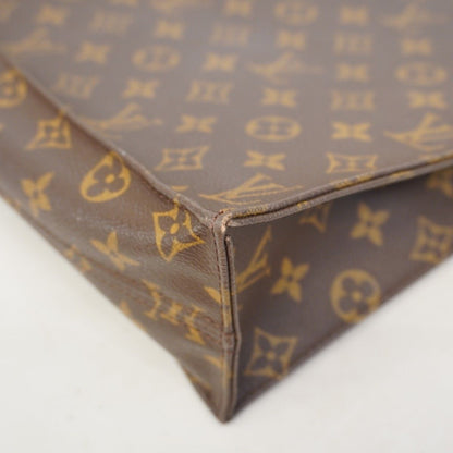 Louis Vuitton Tote Monogram Sac Plat Brown — view 6