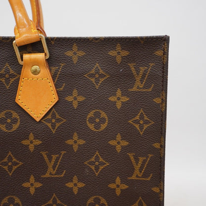 Louis Vuitton Tote Monogram Sac Plat Brown — view 9